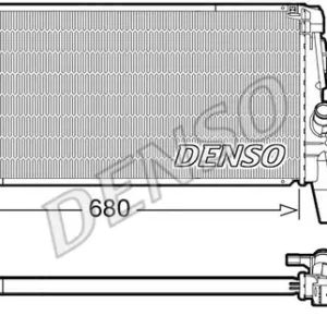 Chłodnica, układ chłodzenia silnika DENSO DRM05119 Niska cena