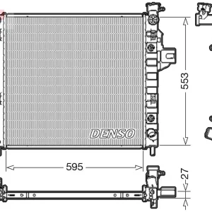 Ostatnia szansa Chłodnica, układ chłodzenia silnika DENSO DRM06032