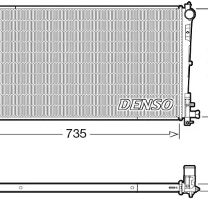 Wysoka jakość Chłodnica, układ chłodzenia silnika DENSO DRM06040
