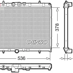 Zniżka Chłodnica, układ chłodzenia silnika DENSO DRM07004