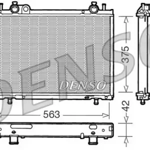 Chłodnica, układ chłodzenia silnika DENSO DRM09021 Zamów dziś