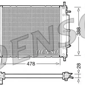 Okazja Chłodnica, układ chłodzenia silnika DENSO DRM09032