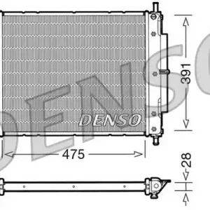 Ograniczona ilość Chłodnica, układ chłodzenia silnika DENSO DRM09036