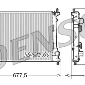Chłodnica, układ chłodzenia silnika DENSO DRM09037 Kup teraz
