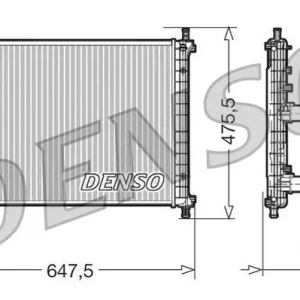 Tani Chłodnica, układ chłodzenia silnika DENSO DRM09038
