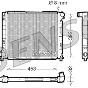 Chłodnica, układ chłodzenia silnika DENSO DRM09052 Wybór klientów