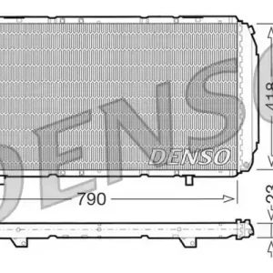 Chłodnica, układ chłodzenia silnika DENSO DRM09074 Obniżka ceny