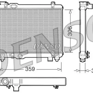 Tani Chłodnica, układ chłodzenia silnika DENSO DRM09082