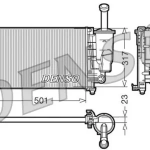 Chłodnica, układ chłodzenia silnika DENSO DRM09086 Bezpieczne zakupy