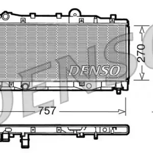Chłodnica, układ chłodzenia silnika DENSO DRM09090 Obniżka ceny