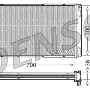 Chłodnica, układ chłodzenia silnika DENSO DRM09099 Obniżka ceny