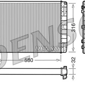 Chłodnica, układ chłodzenia silnika DENSO DRM09101 Szybka dostawa