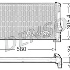 Chłodnica, układ chłodzenia silnika DENSO DRM09107 Kup online