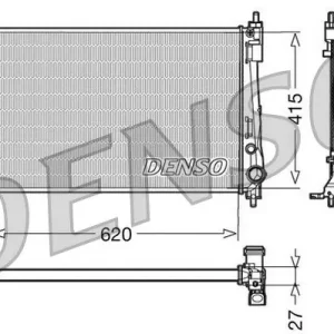 Chłodnica, układ chłodzenia silnika DENSO DRM09110 Najlepsza cena