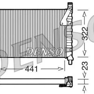 Chłodnica, układ chłodzenia silnika DENSO DRM09143 Wybór klientów