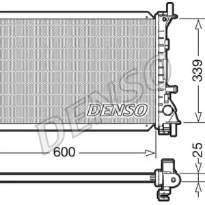 Chłodnica, układ chłodzenia silnika DENSO DRM10003 Okazja