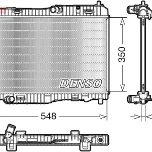 Oferta limitowana Chłodnica, układ chłodzenia silnika DENSO DRM10006