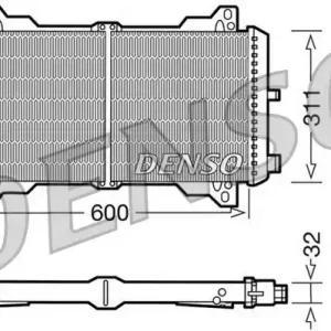 Chłodnica, układ chłodzenia silnika DENSO DRM10012 Ostatnia szansa