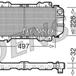 Hit sprzedaży Chłodnica, układ chłodzenia silnika DENSO DRM10015