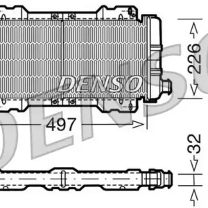 Chłodnica, układ chłodzenia silnika DENSO DRM10017 Kup online