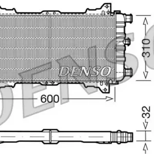 Premium Chłodnica, układ chłodzenia silnika DENSO DRM10018