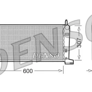 Łatwy zwrot Chłodnica, układ chłodzenia silnika DENSO DRM10021