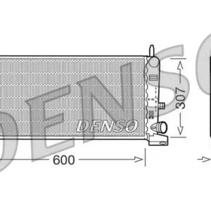 Premium Chłodnica, układ chłodzenia silnika DENSO DRM10023