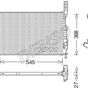 Wyprzedaż Chłodnica, układ chłodzenia silnika DENSO DRM10028