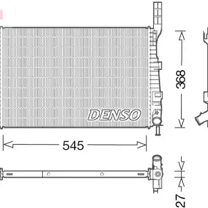 Bezpieczna płatność Chłodnica, układ chłodzenia silnika DENSO DRM10029