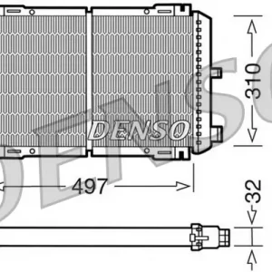 Chłodnica, układ chłodzenia silnika DENSO DRM10031 Bestseller