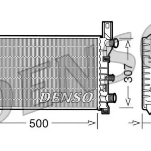 Chłodnica, układ chłodzenia silnika DENSO DRM10035 Tylko do końca tygodnia