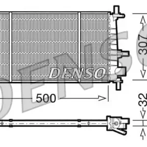 Hit cenowy Chłodnica, układ chłodzenia silnika DENSO DRM10041
