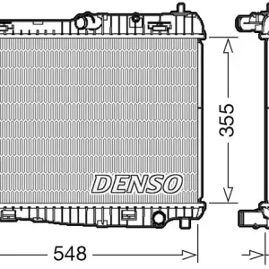 Popularny Chłodnica, układ chłodzenia silnika DENSO DRM10043
