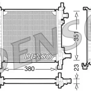 Chłodnica, układ chłodzenia silnika DENSO DRM10061 Wybór klientów