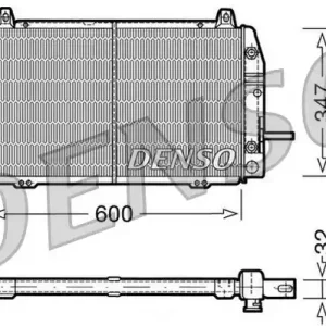Dodaj do koszyka Chłodnica, układ chłodzenia silnika DENSO DRM10084