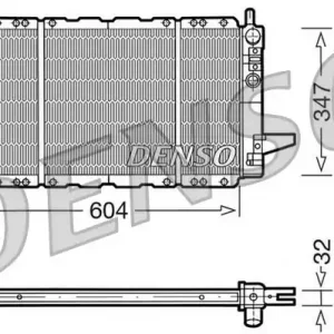 Chłodnica, układ chłodzenia silnika DENSO DRM10086 Nie przegap
