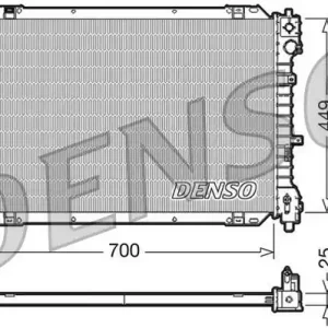 Chłodnica, układ chłodzenia silnika DENSO DRM10089 Niska cena