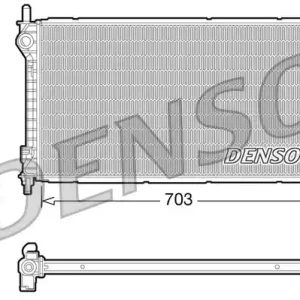 Obniżka ceny Chłodnica, układ chłodzenia silnika DENSO DRM10109