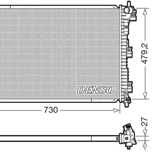 Oferta limitowana Chłodnica, układ chłodzenia silnika DENSO DRM10112