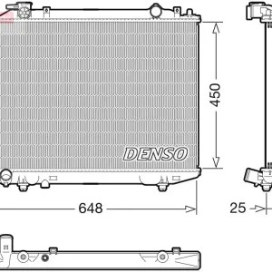 Oferta limitowana Chłodnica, układ chłodzenia silnika DENSO DRM10117