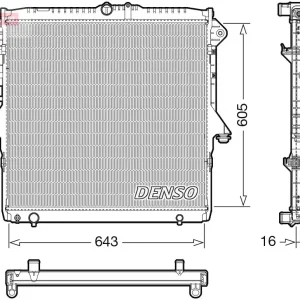 Chłodnica, układ chłodzenia silnika DENSO DRM10118 Ekspresowa dostawa