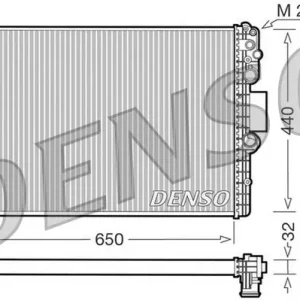 Chłodnica, układ chłodzenia silnika DENSO DRM12001 Wysoka jakość
