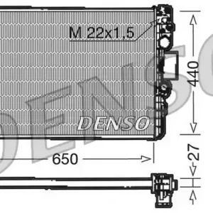Chłodnica, układ chłodzenia silnika DENSO DRM12003 Niska cena