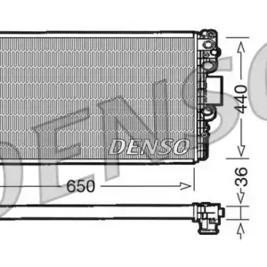 Chłodnica, układ chłodzenia silnika DENSO DRM12004 Taniej