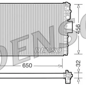 Chłodnica, układ chłodzenia silnika DENSO DRM12006 Najlepsza cena