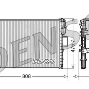 Chłodnica, układ chłodzenia silnika DENSO DRM12010 Dodaj do koszyka
