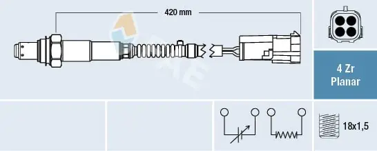 Do wyczerpania zapasów Sonda lambda FAE 77429