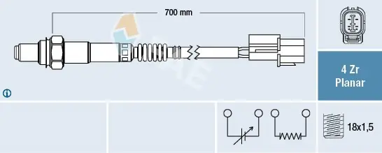 Najlepsza cena Sonda lambda FAE 77450