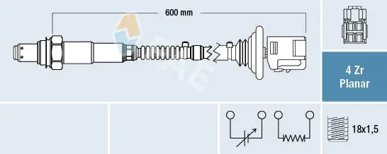 Nie przegap Sonda lambda FAE 77456