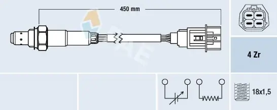 Sonda lambda FAE 77471 Darmowa dostawa